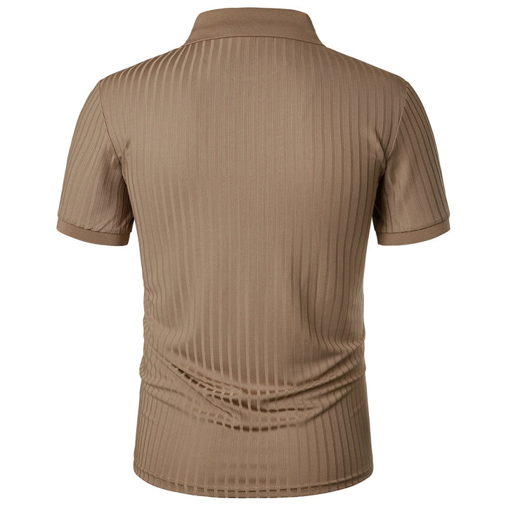 Behagelig & stilfuld åndbar herrepoloshirt med knapslå – Nevan
