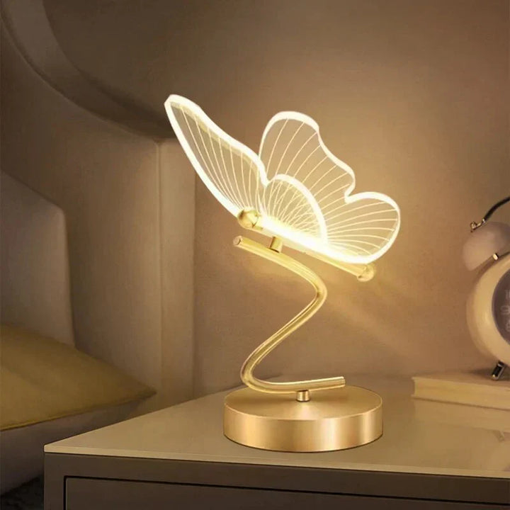 Luksus Sommerfugl LED-bordlampe - ButterflyLuxe