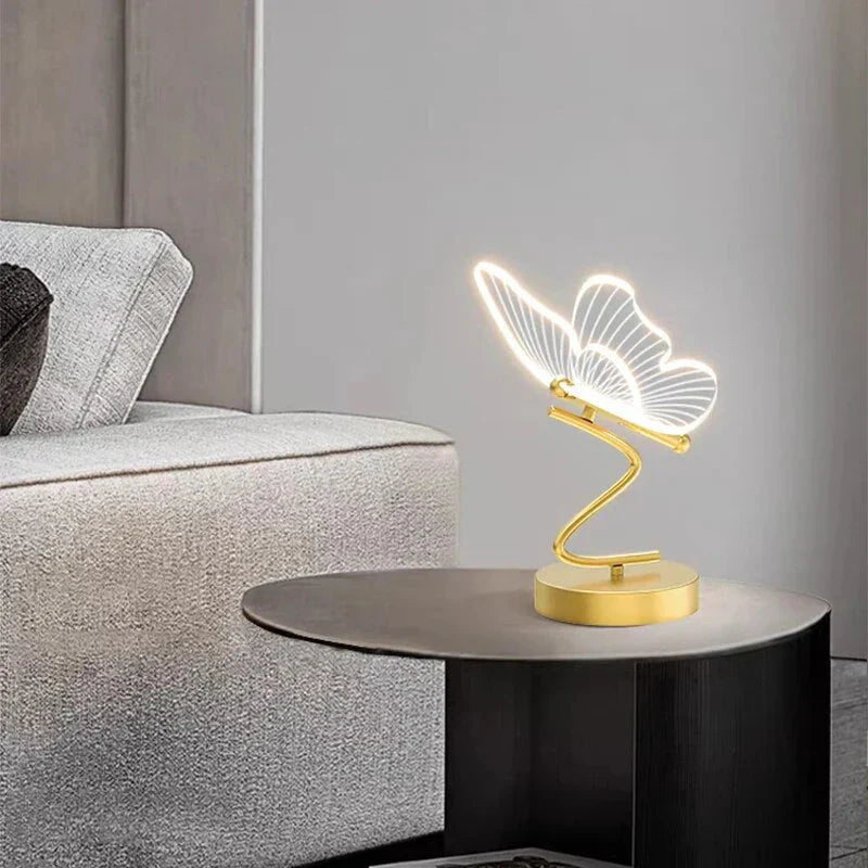 Luksus Sommerfugl LED-bordlampe - ButterflyLuxe
