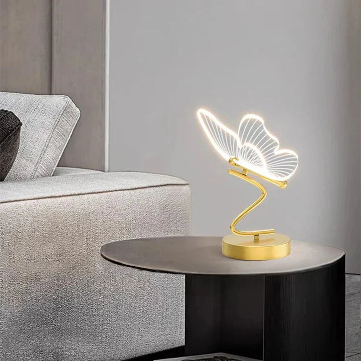 Luksus Sommerfugl LED-bordlampe - ButterflyLuxe