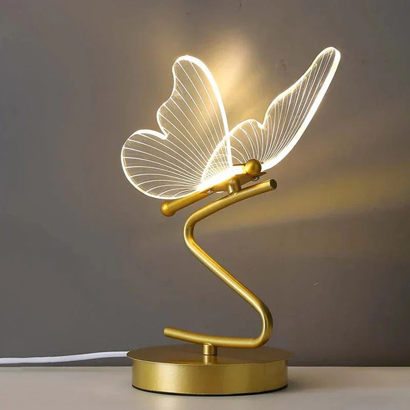 Luksus Sommerfugl LED-bordlampe - ButterflyLuxe