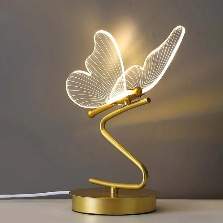 Luksus Sommerfugl LED-bordlampe - ButterflyLuxe