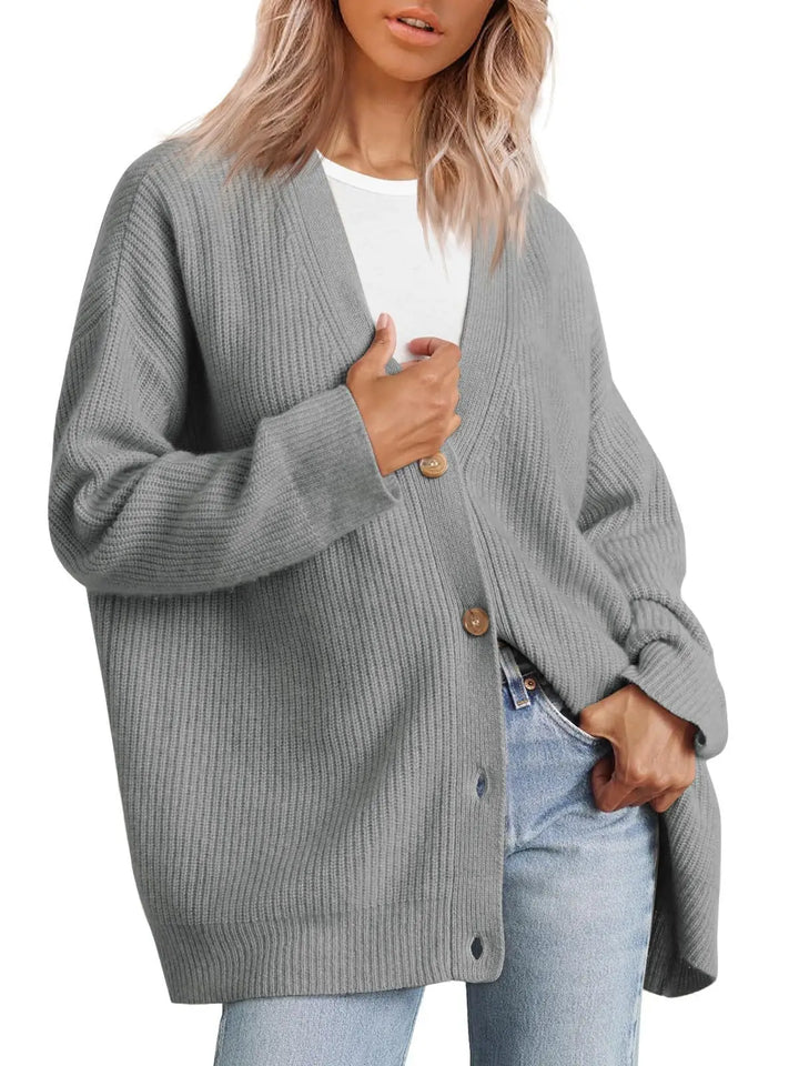Dame Cashmere vest med V-udskæring - Sylvie