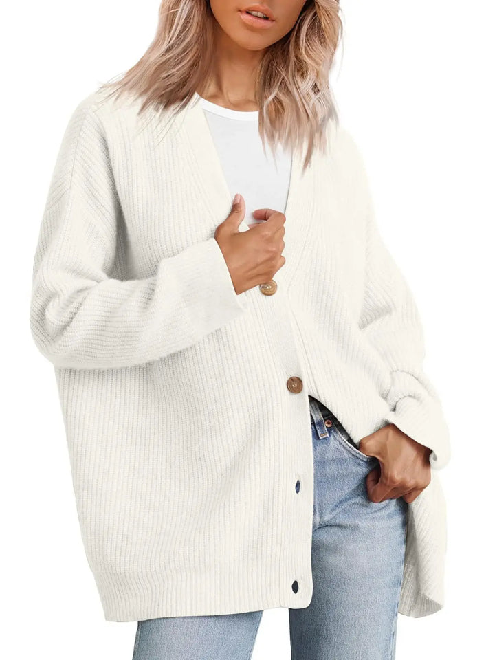 Dame Cashmere vest med V-udskæring - Sylvie