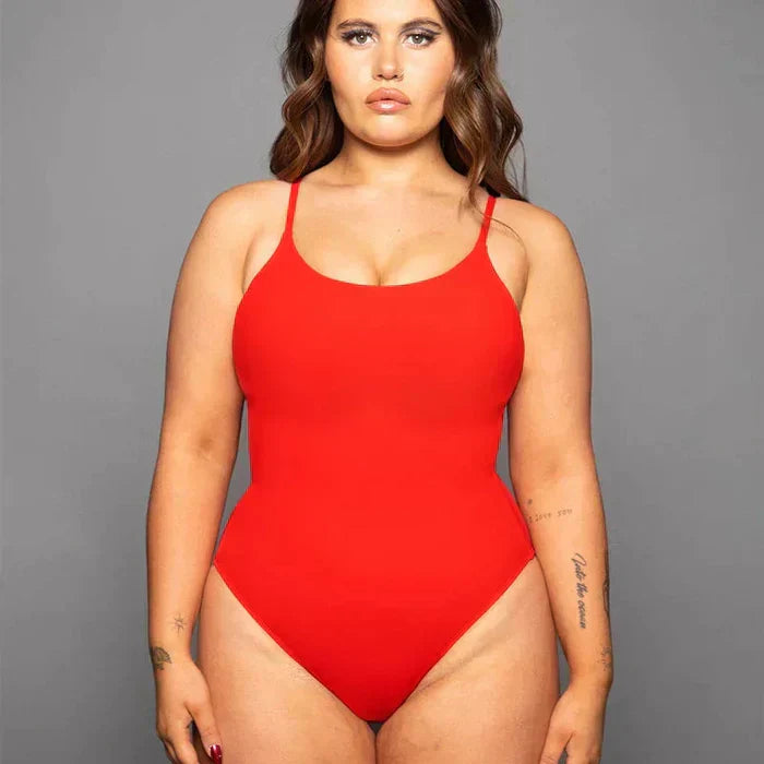 Formende badedragt med shaping-effekt – Samira