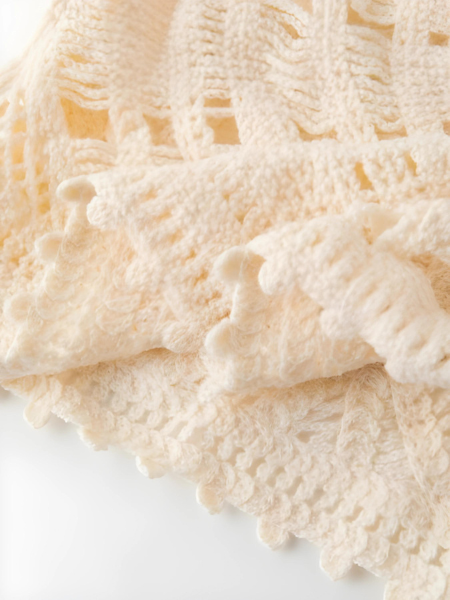 Strikkjole med blonde-detaljer Sommerchic - Aylin