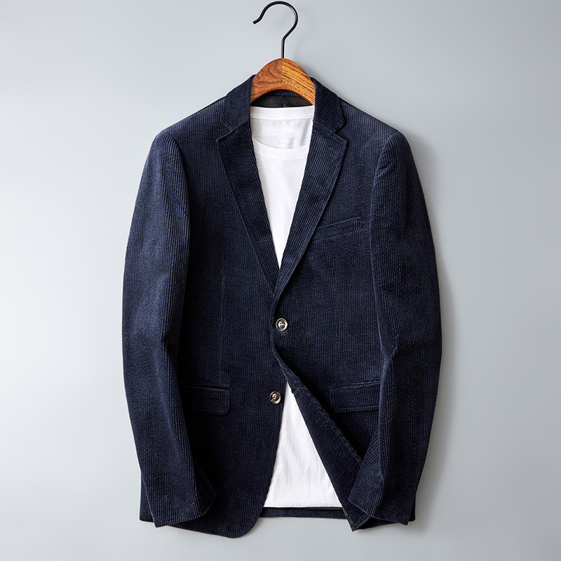 Smart herreblazer i ribfløjl - Vincent