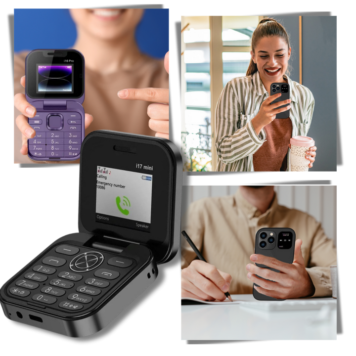 Kompakt klaptelefon Dual SIM – FlexFold