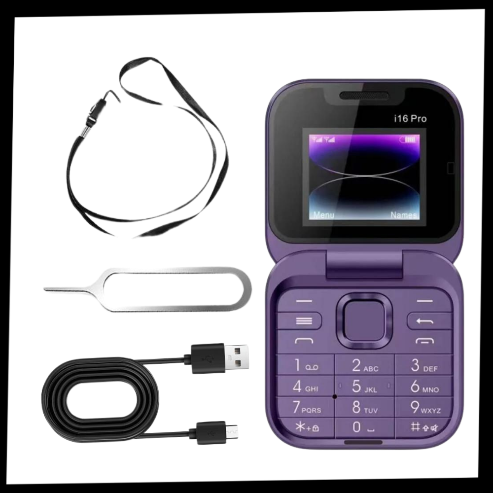 Kompakt klaptelefon Dual SIM – FlexFold