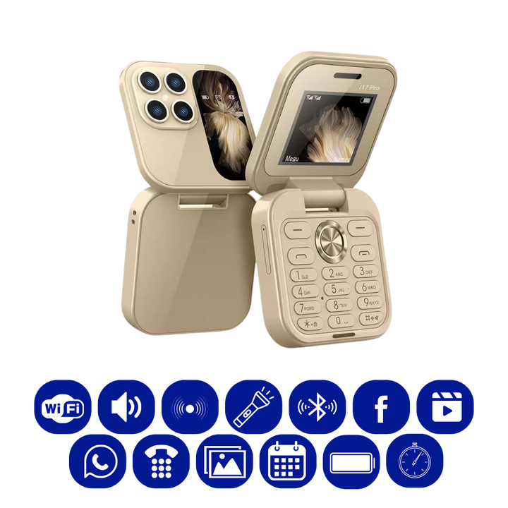 Kompakt klaptelefon Dual SIM – FlexFold