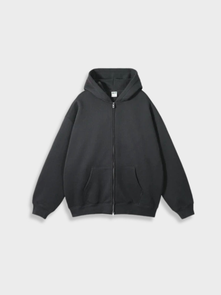 Oversized vest med lynlås - Ava