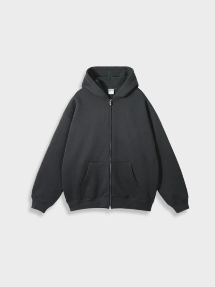 Oversized vest med lynlås - Ava