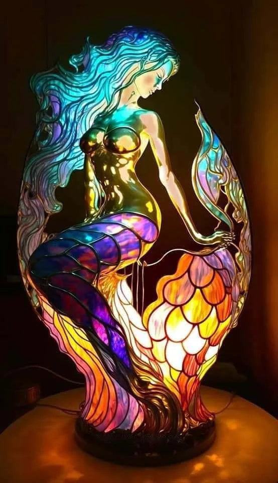 Moderne kunstlampe - LumiAura