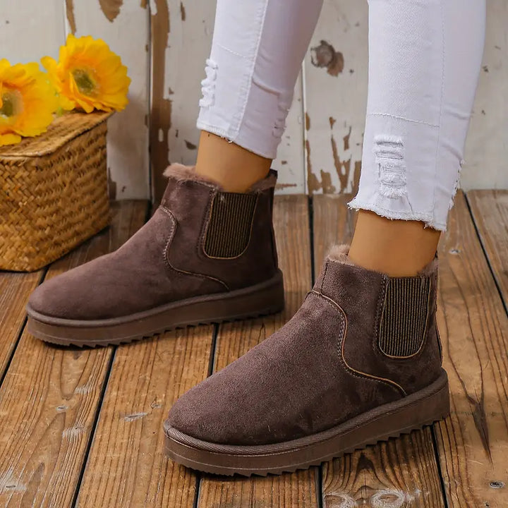 Comfy Termiske Slip-on Vinterstøvler - Sofia