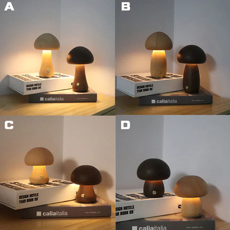 Træsvamp LED natlampe - GlowShroom