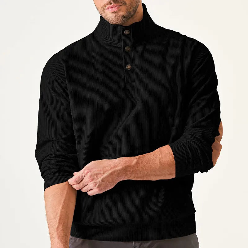 Herresweater med stående krave - Liam