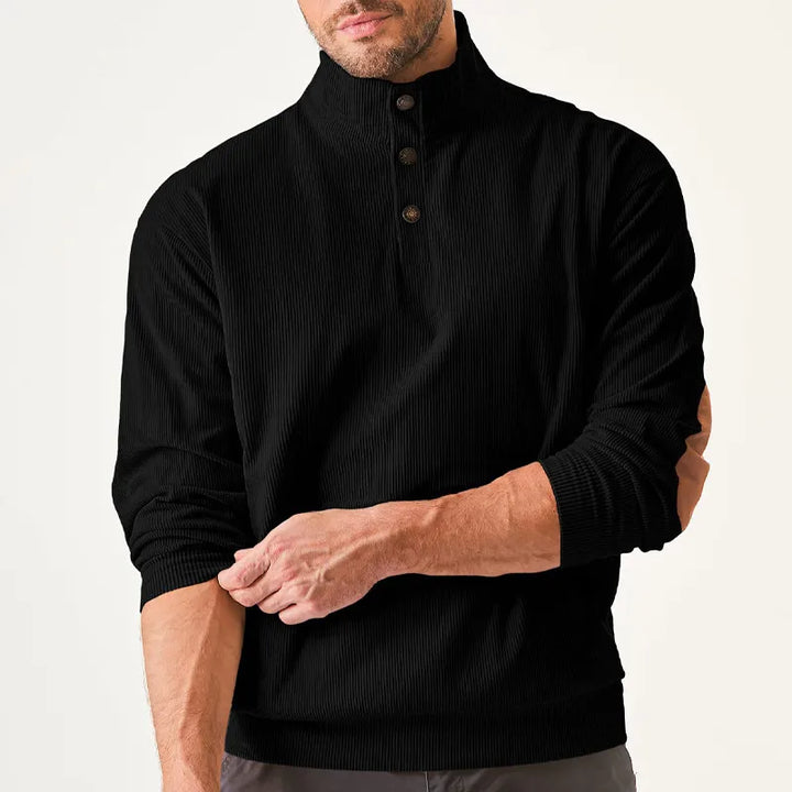 Herresweater med stående krave - Liam