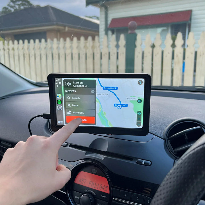 DrivePlay Pro 2+ – CarPlay & Android Auto skærm – VisionX