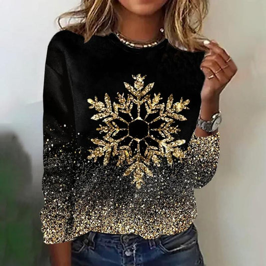 Dame Winterzauber Pullover – Aurelia