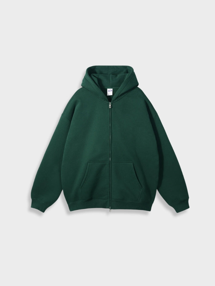 Oversized vest med lynlås - Ava