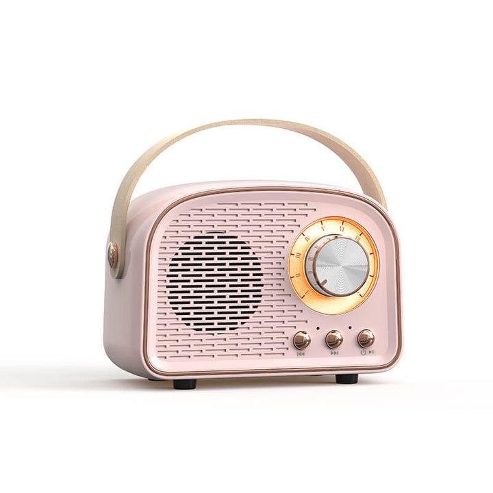 Vintage Bluetooth højttaler med FM-radio – RetroVibe