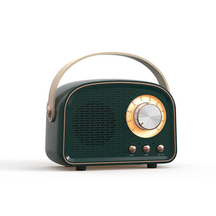 Vintage Bluetooth højttaler med FM-radio – RetroVibe