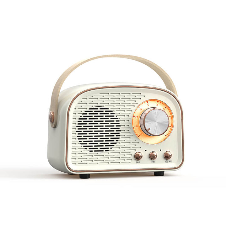 Vintage Bluetooth højttaler med FM-radio – RetroVibe