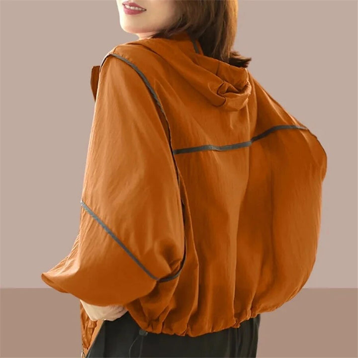 Let dame sommer hoodie-jakke med oversized pasform – Zoë