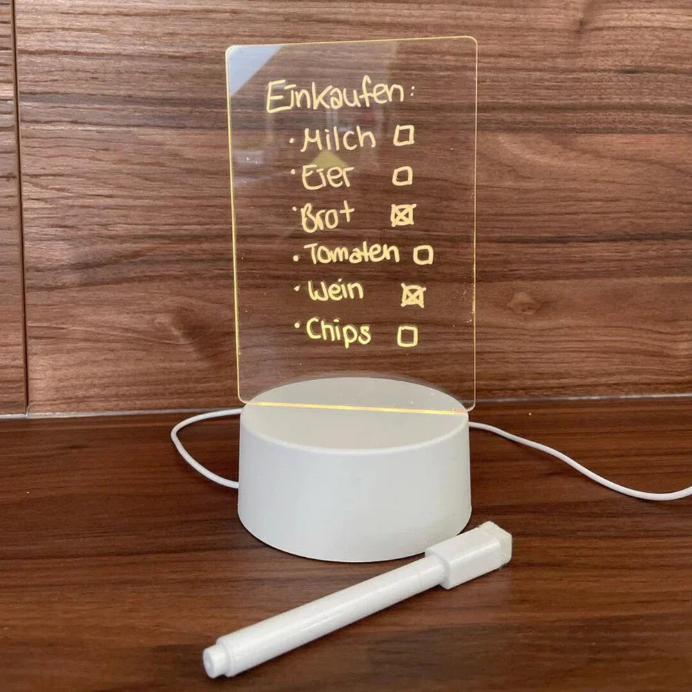 Belyst Magisk Notatblok - GlowPad
