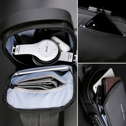 Stilfuld tyverisikret crossbody-taske - Nina
