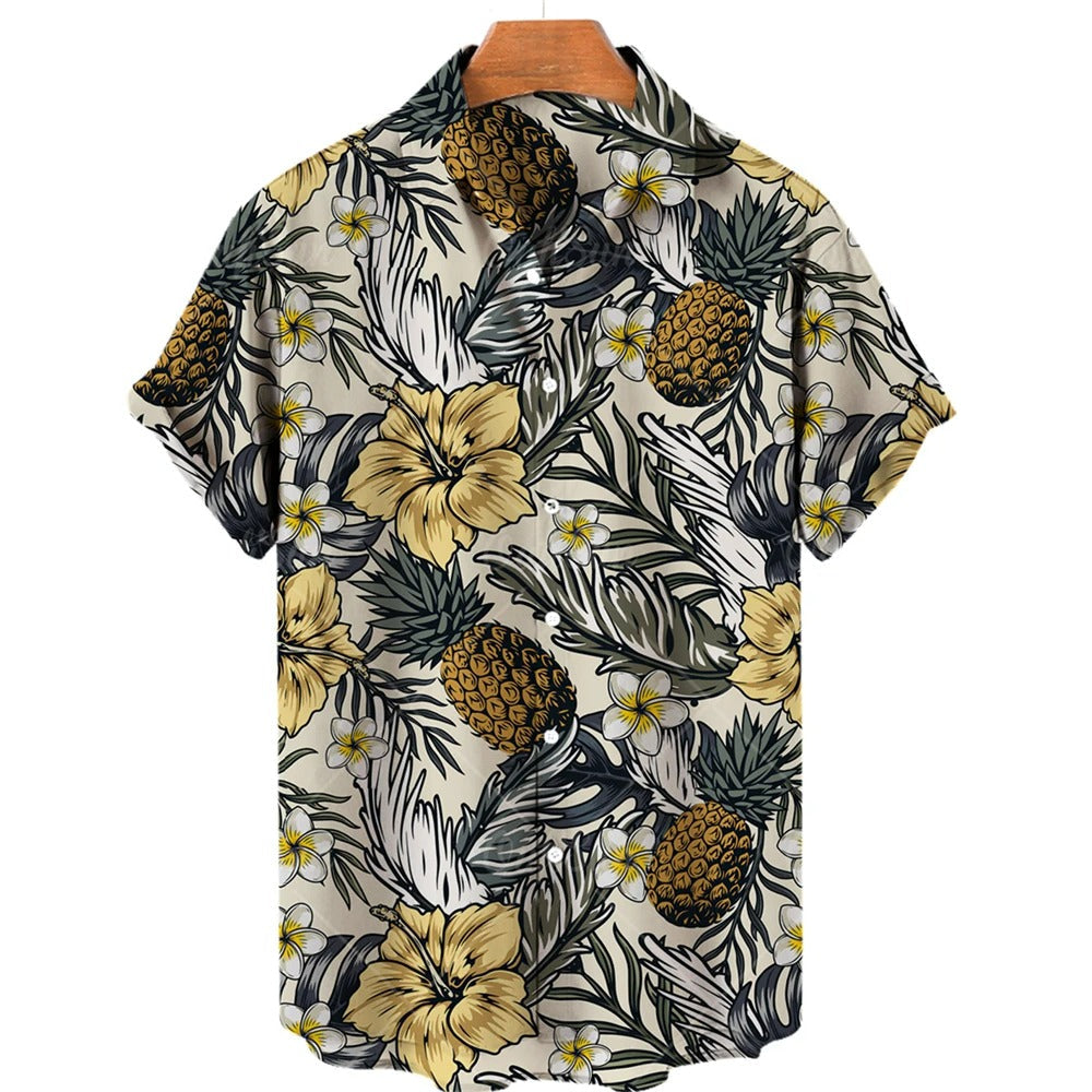 Tropisk Hawaii-skjorte med korte ærmer – Mateo