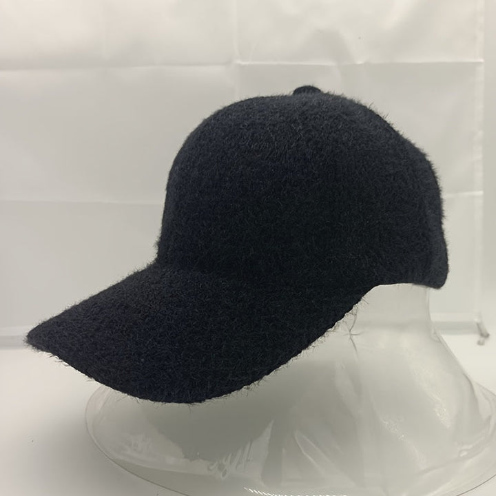 Varm dame baseballcap med imiteret pels til efterår og vinter – Lorena