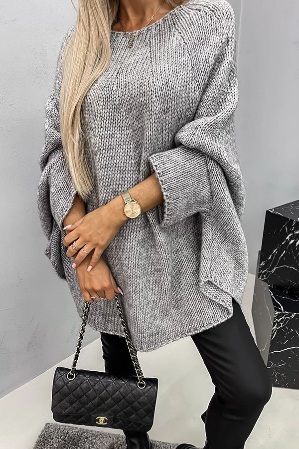 Stilfuld damesweater med rund hals - Isabelle