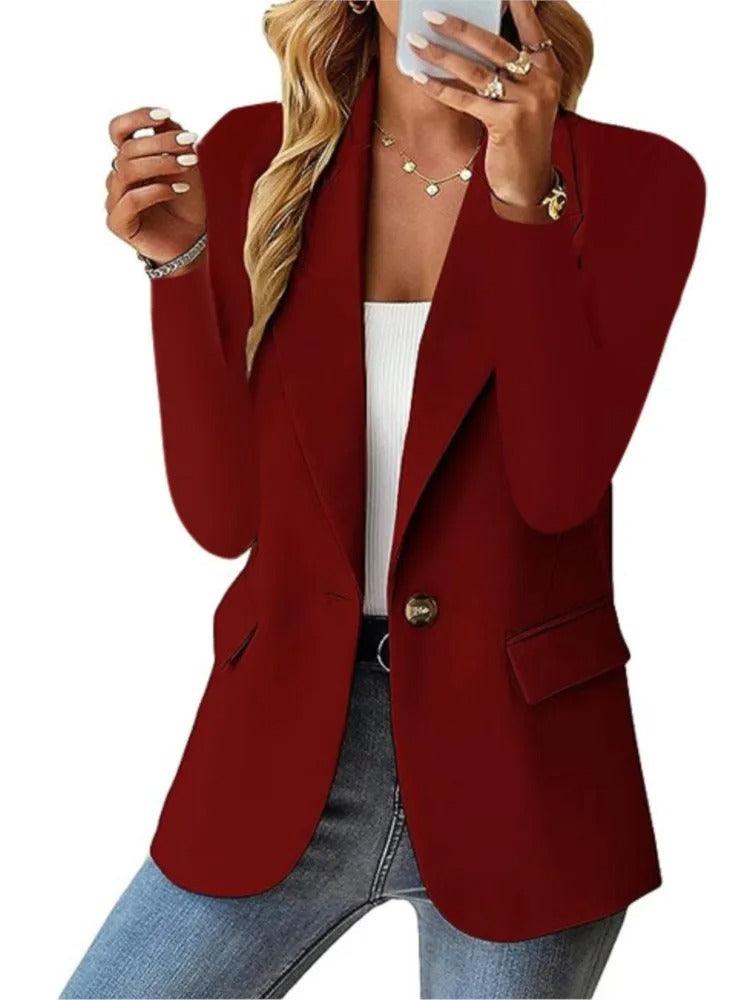 Casual blazer med lange ærmer - Mira