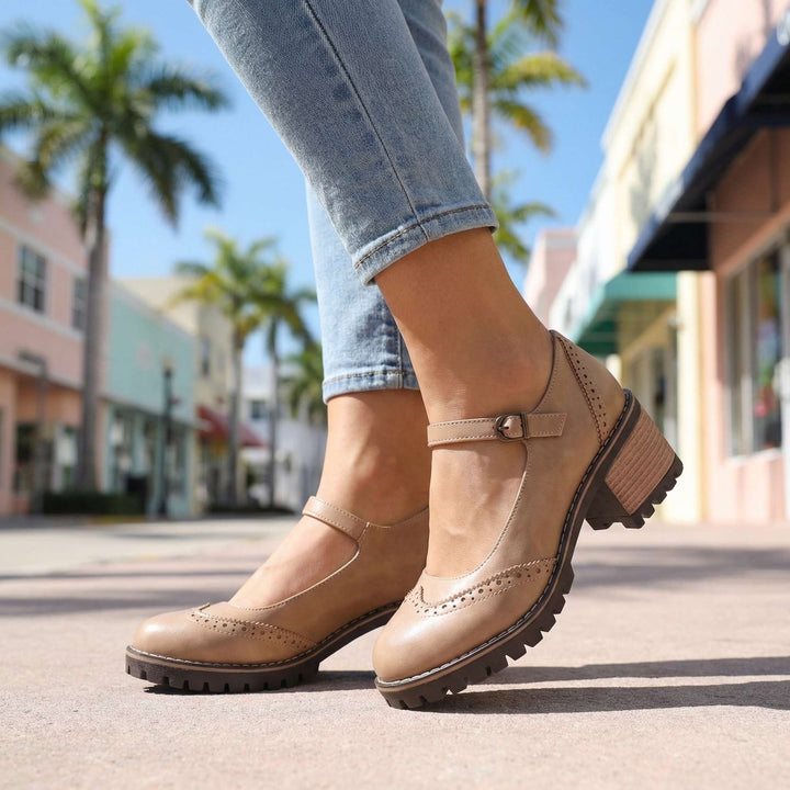 Vintage Mary Jane Shoes for Women with Adjustable Strap 9