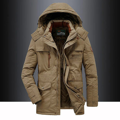Herre-vinterjakke med fleece-for – Leventis