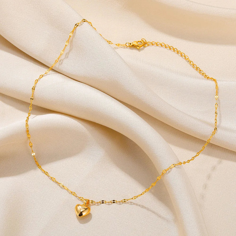 Goldene Herzfußkette, zartes Design, verstellbar, Damen-Schmuck, modisch, elegant.