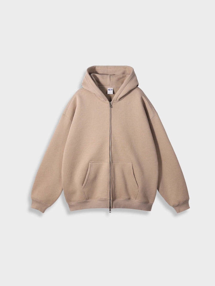 Oversized vest med lynlås - Ava