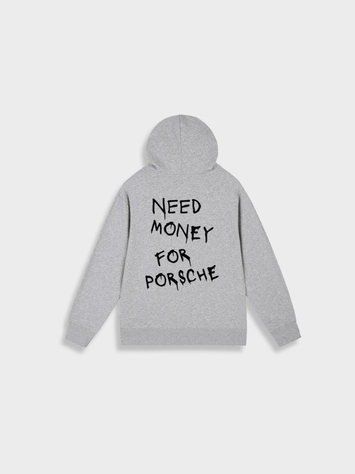 Oversized herre-hoodie med print - Noah