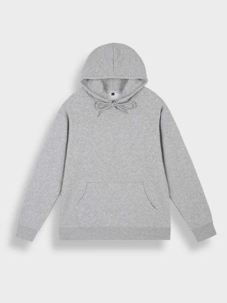 Oversized herre-hoodie med print - Noah