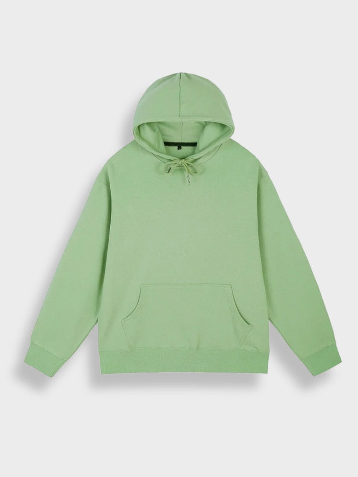Oversized herre-hoodie med print - Noah