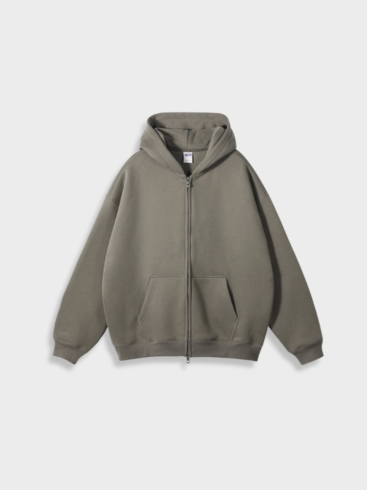 Oversized vest med lynlås - Ava