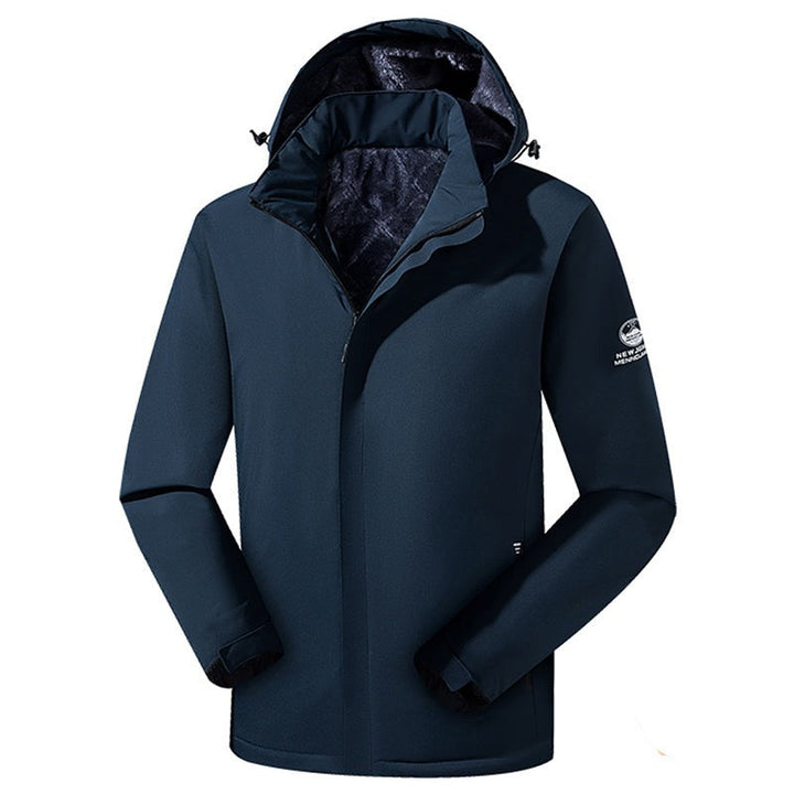 Herreparkas med aftagelig hætte – Victor