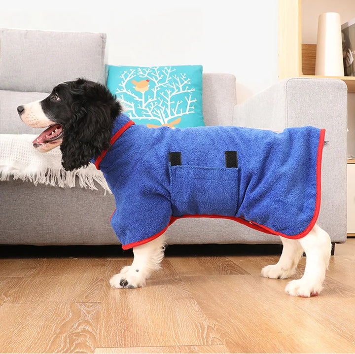 Behagelig hundebadekåbe - Finn