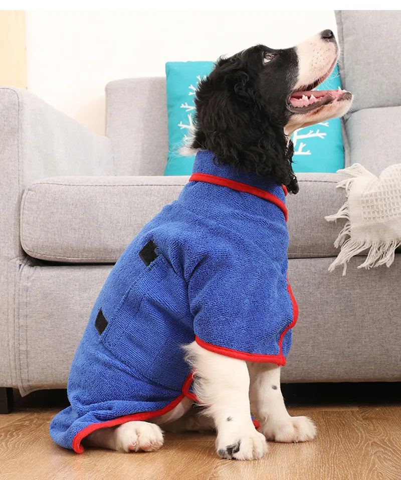 Behagelig hundebadekåbe - Finn