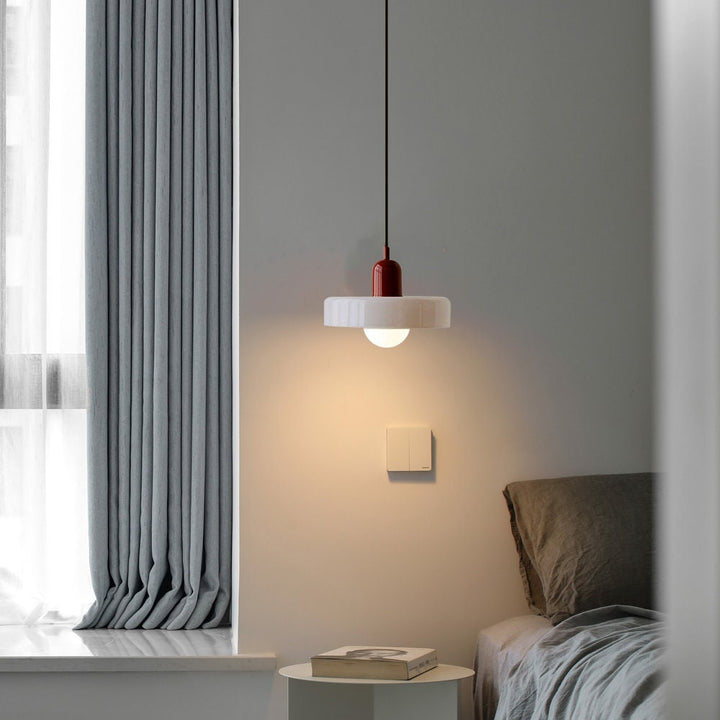 Hængelampe af farvet glas - BauLume