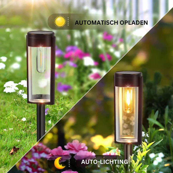 Moderne & Luksuriøs Stibelysning drevet af solenergi - LumiPath