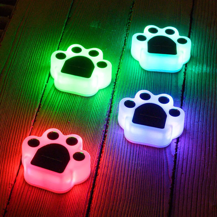 Trådløs solcelledrevet havebelysning med poteaftryk - PawsGlow