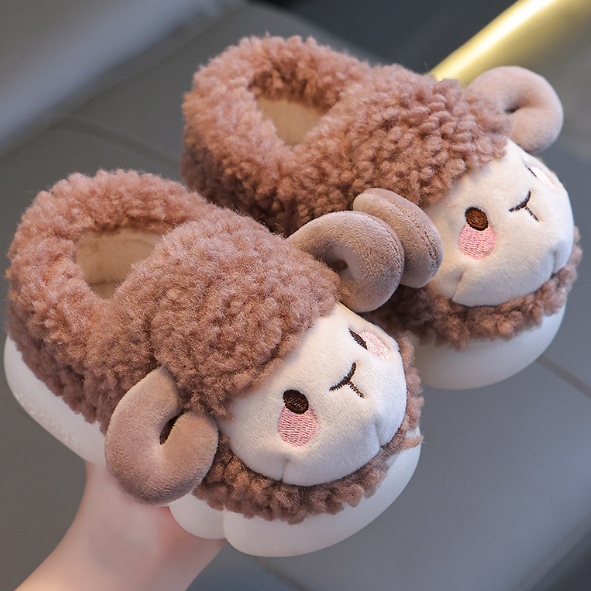 Børneslippers med får – WoollySteps