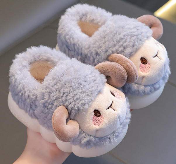 Børneslippers med får – WoollySteps
